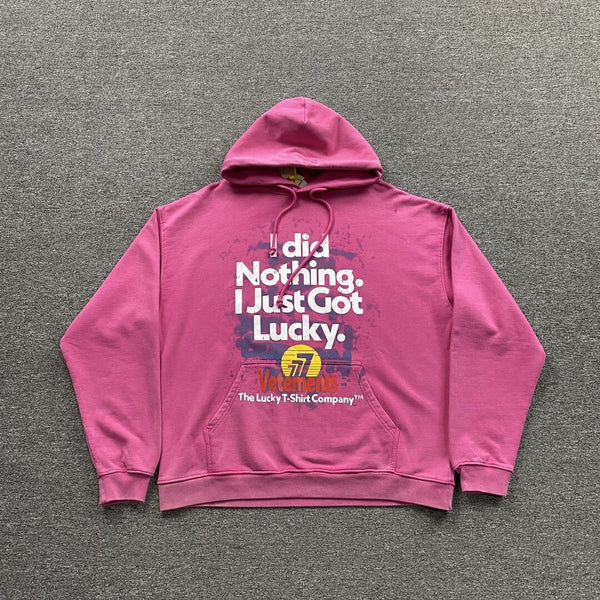 Vetements got lucky hoodie